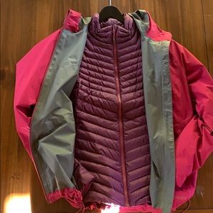 Mammut Convey 3 in 1 hooded hardshell jacket - XL